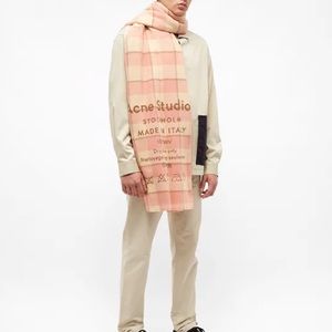 ACNE STUDIOS Cassiar Check Scarf